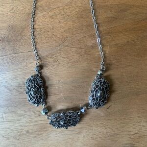 NEVER WORN Liz Claiborne Marcasite Necklace